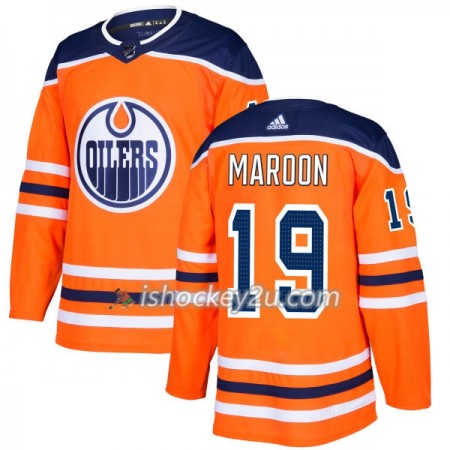 Mænd NHL Edmonton Oilers Trøje Patrick Maroon 19 Adidas 2017-2018 Orange Authentic